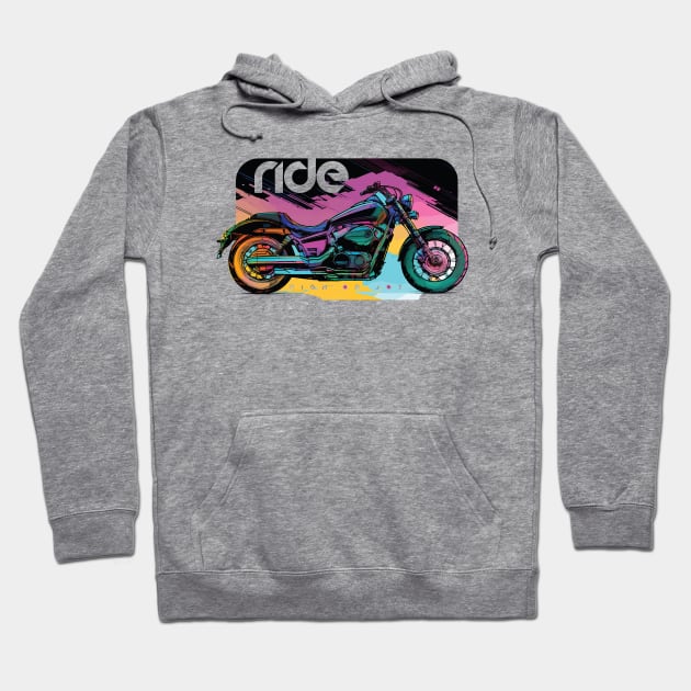 Ride shadow phantom cyber Hoodie by NighOnJoy